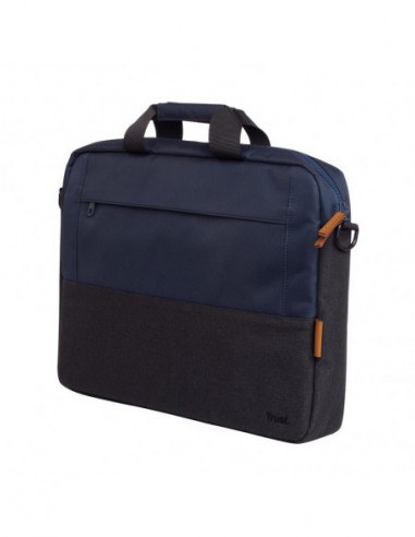 Genți Trust NB bag 16 Lisboa- laptop carry bag for 16 laptops- 2 compartments- Shock and Waterproof- 21 L- Blue