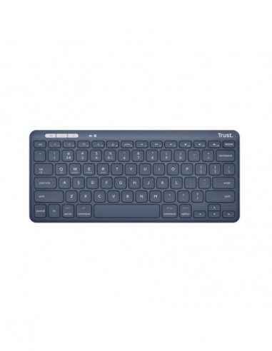 Клавиатуры Trust Trust Lyra Multi-Device Compact Wireless keyboard- RF 2.4GHz- Bluetooth v5.0- Key technology-scissor- FN keys-