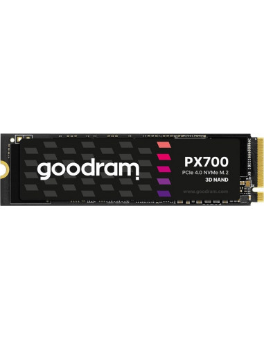 M.2 PCIe NVMe SSD M.2 NVMe SSD 2.0TB GOODRAM PX700- Interface: PCIe4.0 x4 NVMe1.4- M2 Type 2280 form factor- Sequential ReadsWr