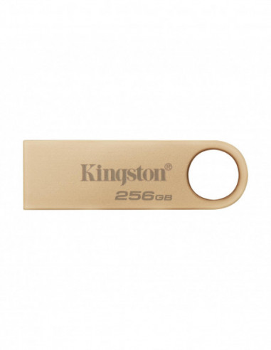 Unități flash USB 256GB USB3.0 Kingston DataTraveler SE9 G3 Gold- Metal casing- Compact and lightweight (Read up to 220 MBytes-