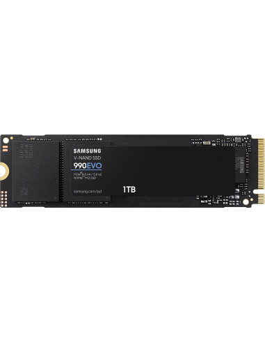 M.2 PCIe NVMe SSD M.2 NVMe SSD 1.0TB Samsung SSD 990 EVO- Interface: PCIe4.0 x4 5.0 x2- NVMe 2.0- M2 Type 2280 form factor- Se