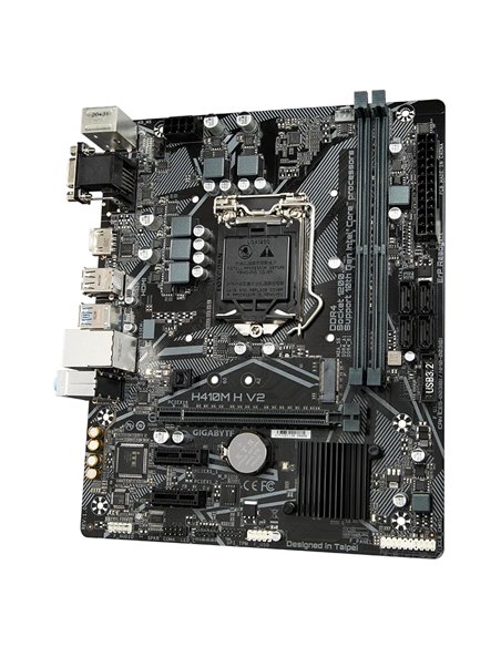 Материнская плата Gigabyte H410M H V2, LGA1200, Intel H470, Micro-ATX Материнская плата Gigabyte H410M H V2, LGA1200, Intel H470, Micro-ATX