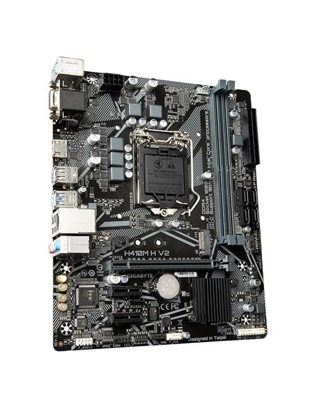 Материнская плата Gigabyte H410M H V2, LGA1200, Intel H470, Micro-ATX Материнская плата Gigabyte H410M H V2, LGA1200, Intel H470, Micro-ATX