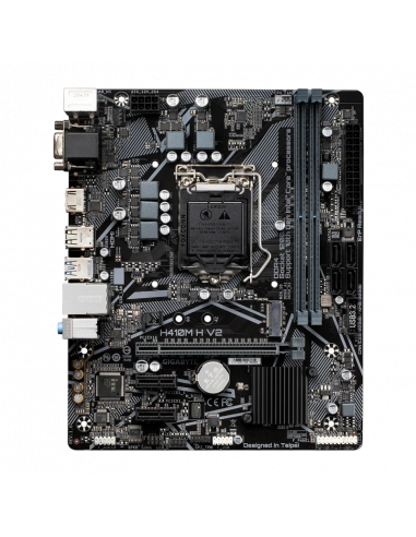 Материнская плата Gigabyte H410M H V2, LGA1200, Intel H470, Micro-ATX