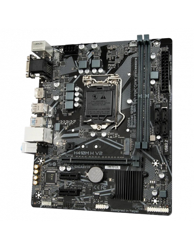 Материнская плата Gigabyte H410M H V2, LGA1200, Intel H470, Micro-ATX