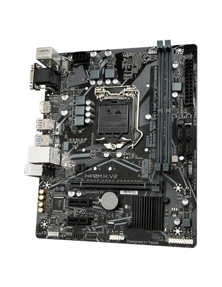 Материнская плата Gigabyte H410M H V2, LGA1200, Intel H470, Micro-ATX Материнская плата Gigabyte H410M H V2, LGA1200, Intel H470, Micro-ATX