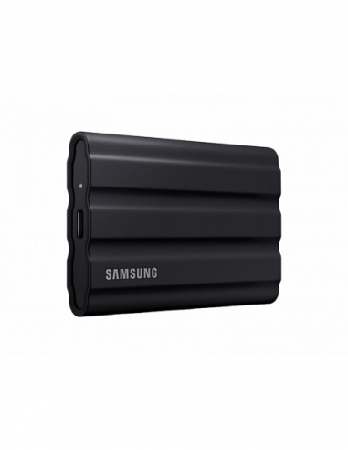Unitate SSD externă portabilă USB3.0 1.0TB Samsung Portable SSD T7 Shield Black- USB-C 3.1 (88x59x13mm- 98g-RW:10501000MBs- IP65