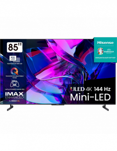 Телевизоры 85 LED SMART TV Hisense 85U7KQ- Mini LED 3840x2160- VIDAA OS- Gray