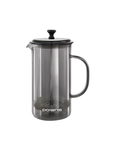 Cafetiera French Press Polaris Graphit-1000FP, 1L, Gri