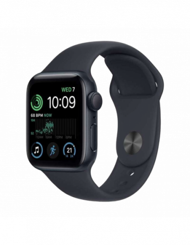 Dispozitive purtabile Apple Apple Watch SE 2 44mm Aluminum Case with Midnight Sport Band- MNK03 GPS- Midnight