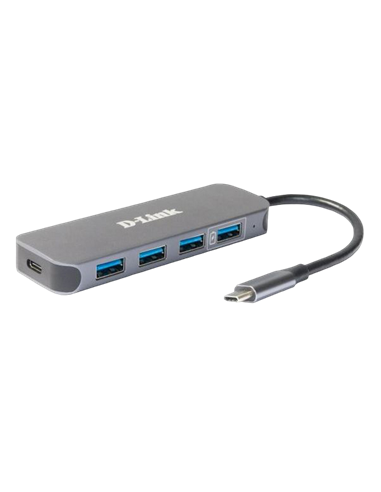 USB-концентратор D-Link DUB-2340, Серый