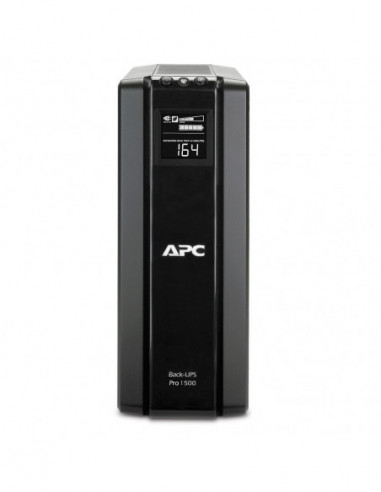 ИБП APC APC Back-UPS Pro BR1500G-RS 1500VA865W- 230V- AVR- RJ-11- RJ-45- 6Schuko Sockets- LCD