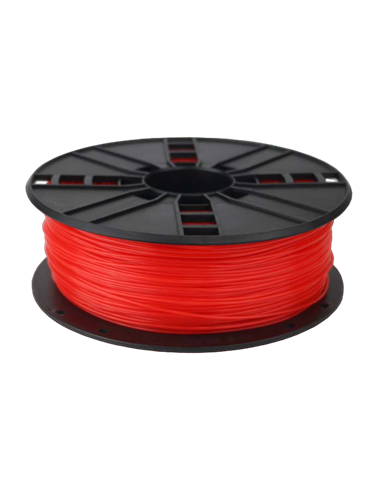 Filament pentru imprimantă 3D Gembird 3DP-PLA1.75-01-FR, PLA, Roșu Fluorescent, 1.75 mm, 1kg