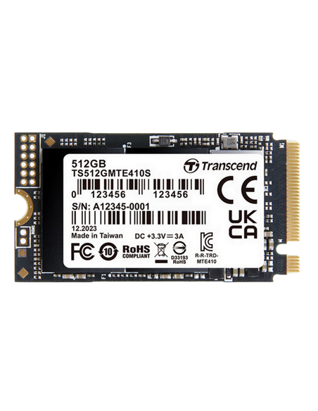 Накопитель SSD Transcend MTE410S, 512Гб, TS512GMTE410S