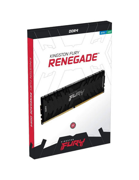 Оперативная память Kingston FURY Renegade, DDR4 SDRAM, 3600 МГц, 8Гб, KF436C16RB/8