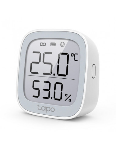 Защитные системы TP-Link Wireless Smart Temperature amp Humidity Monitor Tapo T315- 2.7 E-ink Display- White