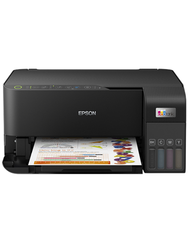 Струйный принтер Epson MFD EcoTank L3550, Чёрный