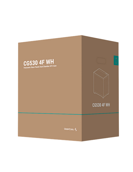 Компьютерный корпус Deepcool CG530 4F, Midi-Tower, Без блока питания, Белый Компьютерный корпус Deepcool CG530 4F, Midi-Tower, Без блока питания, Белый
