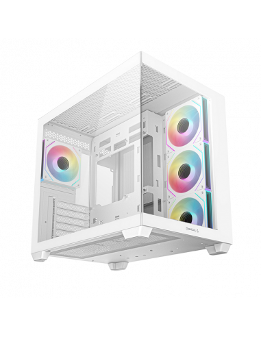 Компьютерный корпус Deepcool CG530 4F, Midi-Tower, Без блока питания, Белый
