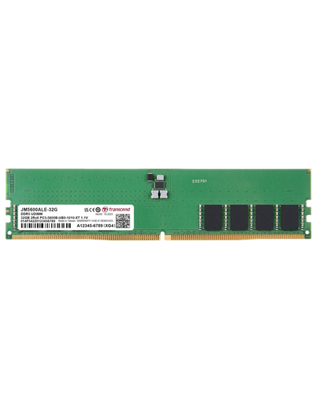 Memorie RAM Transcend JetRam, DDR5 SDRAM, 5600 MHz, 32 GB, JM5600ALE-32G