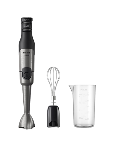 Blender de mână Philips HR2682/00, Oțel Inoxidabil | Negru