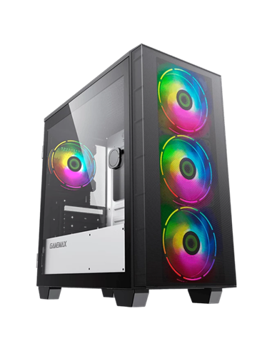 Carcasă PC Gamemax Aero Mini, Mini-Tower, Fără PSU, Negru