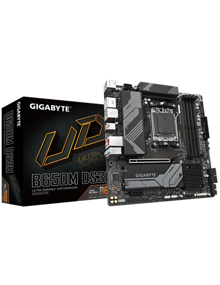 Материнская плата Gigabyte B650M DS3H, AM5, AMD B650, Micro-ATX