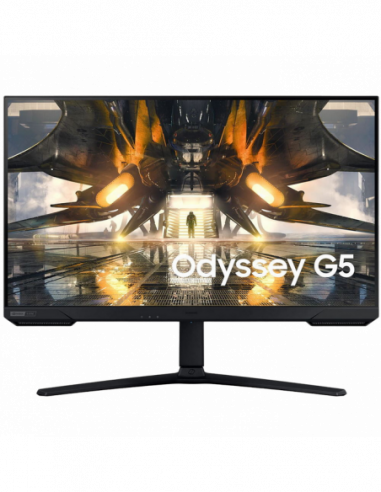 Monitoare pentru jocuri 31.5 SAMSUNG Odyssey G50A-Black-IPS-2560x1440-165Hz-G-Sync+FreeSync-1msGTG-350cd-DP+HDMI-Pivot