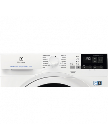 Стирально-сушильная машина Electrolux EW7WP468W, 8кг, Белый