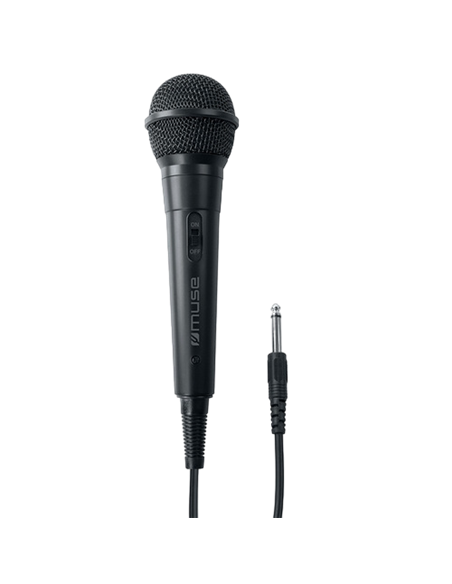 Microfon Karaoke MUSE MC-20 B, Cu fir, Negru