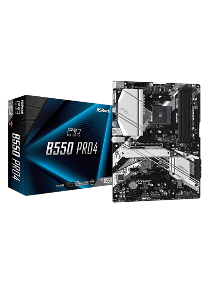 Материнская плата ASRock B550 PRO4, AM4, AMD B550, ATX