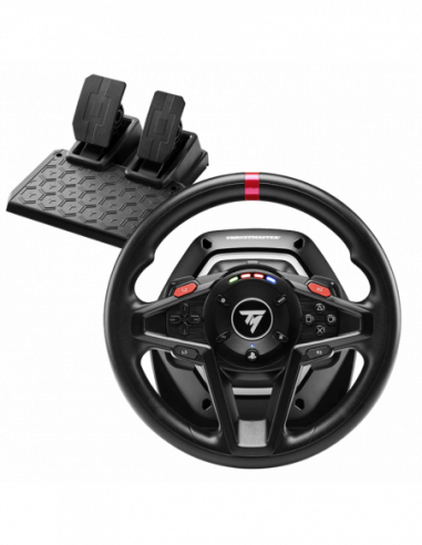 Volane Wheel Thrustmaster T128 for Playstation- 900 degree- Force Feedback- Magnetic paddle shifters- 4-color LED strip- Magnet
