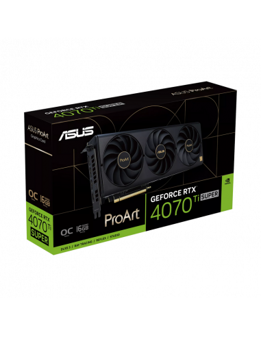 Видеокарта ASUS PROART-RTX4070TIS-O16G, 16GB GDDR6X 256бит