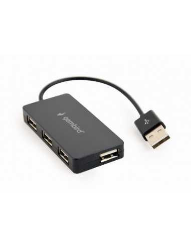 Hub-uri USB USB 2.0 Hub 4-port Gembird UHB-U2P4-04- Black