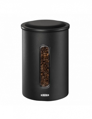 Termosuri și căni Xavax 111262- Coffee Tin- 1.3 kg Beans or 1.5 kg Powder- Black