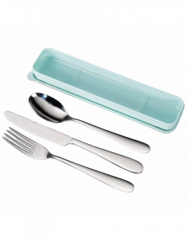 Термосы и чашки Xavax 181599- Cutlery Set- Knife- Fork- Spoon- Blue