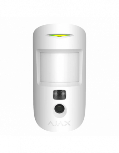 Sisteme de securitate Ajax Wireless Security Motion Detector with Photo MotionCam (PhOD)- White