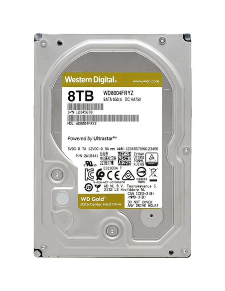 Жесткий диск Western Digital WD Gold, 3.5", 8 TB <WD8004FRYZ>