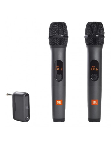 Microfon vocal JBL JBLWIRELESSMIC, Fără fir, Negru