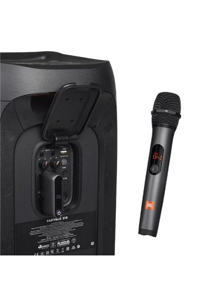 Микрофон для живого исполнения JBL JBLWIRELESSMIC, Беспроводной, Чёрный