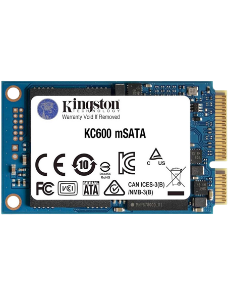 Накопитель SSD Kingston KC600, 512Гб, SKC600MS/512G