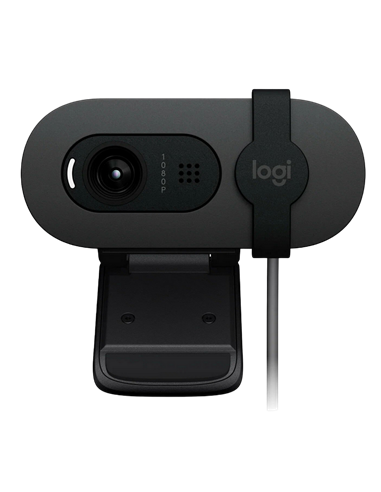 Веб-камера Logitech BRIO 105, Full-HD 1080P, Чёрный