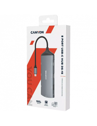 Adaptor Hub Canyon DS-15, Gri