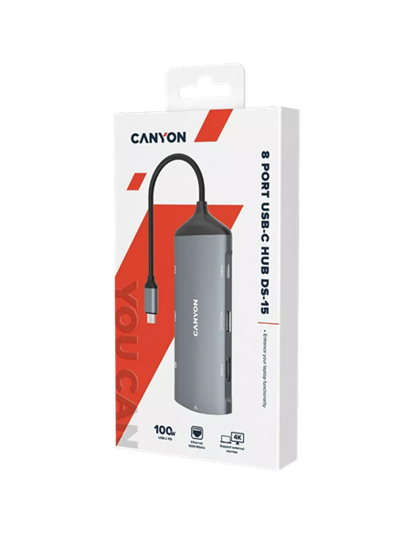 Adaptor Hub Canyon DS-15, Gri