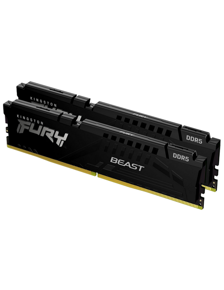 Оперативная память Kingston FURY Beast, DDR5 SDRAM, 6000 МГц, 64Гб, KF560C40BBK2-64