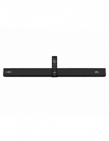 Саундбары, домашняя аудиосистема Soundbar SVEN SB-2040A- Black- 40W- Bluetooth- HDMI- RC- Optical- USB- display