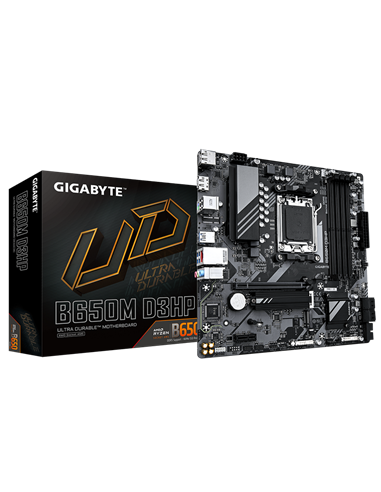 Placă de bază Gigabyte B650M D3HP, AM5, AMD B650, Micro-ATX