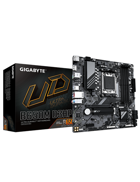 Материнская плата Gigabyte B650M D3HP, AM5, AMD B650, Micro-ATX