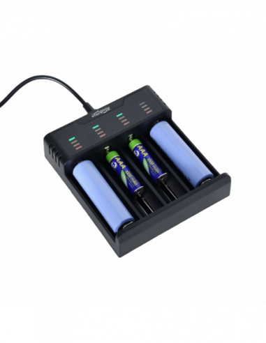 Зарядные устройства Energenie BC-USB-02 Charger 4-pos AAAAA + 4AAA