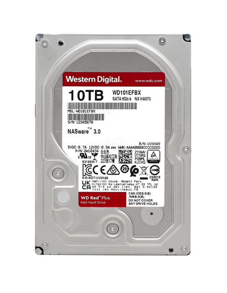 Unitate HDD Western Digital WD Red, 3.5", 10 TB WD101EFBX